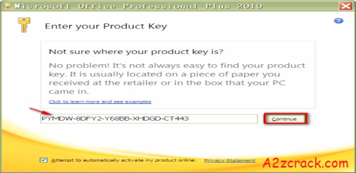 find the office 2010 product key